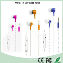 Promocional 3.5mm estéreo de metal en el auricular del oído (K-913)